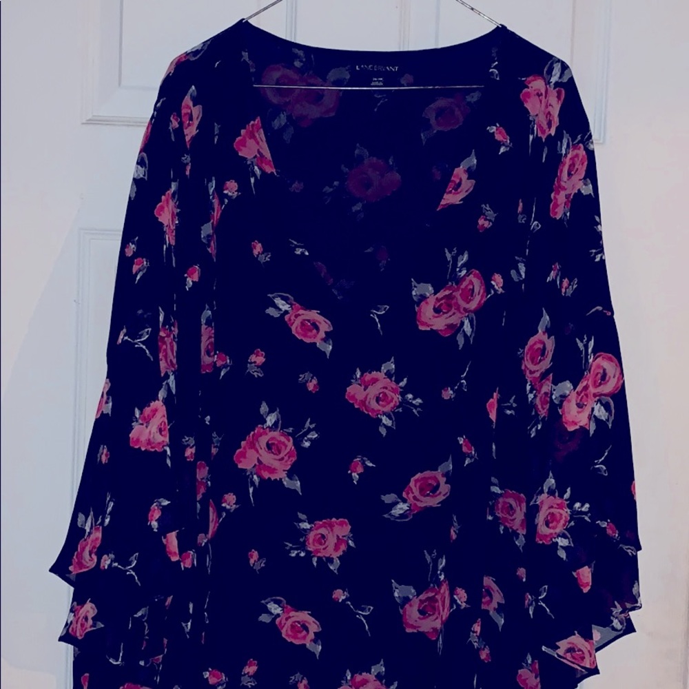 Lane Bryant 3/4 sleeve Blouse 26/28
